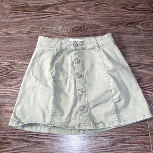 Olive Green Skirt